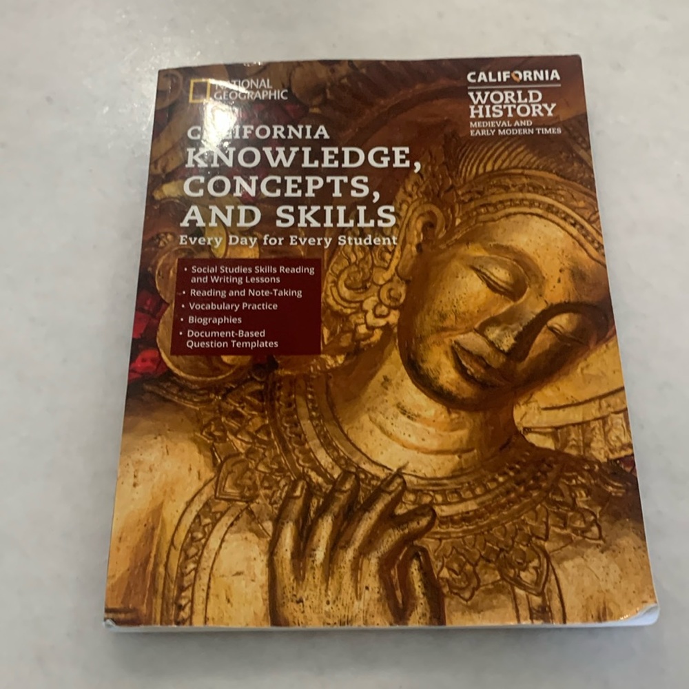 California Knowledge, Concepts, and Skills workbook
